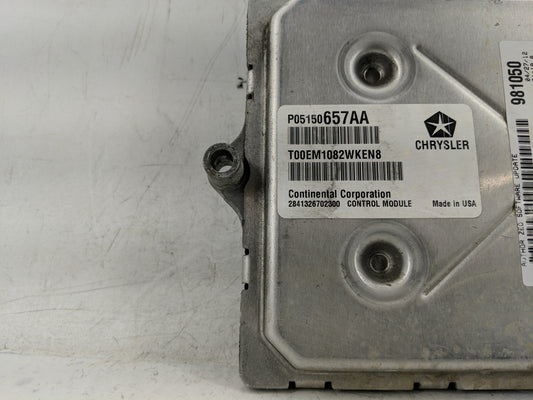 2012 Dodge Avenger PCM Engine Control Computer ECU ECM PCU OEM P/N:P05150657AA Fits OEM Used Auto Parts