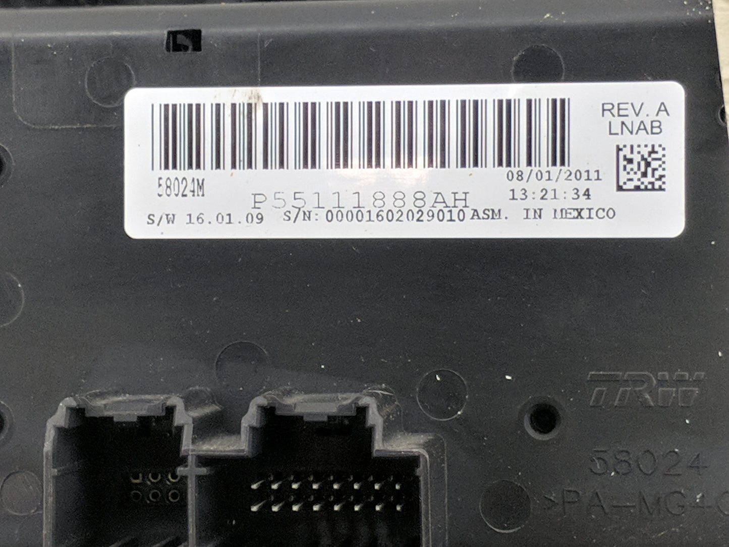 2010-2014 Dodge Avenger Climate Control Module Temperature AC/Heater Replacement P/N:P55111888AH 55111888AH Fits OEM Used Au
