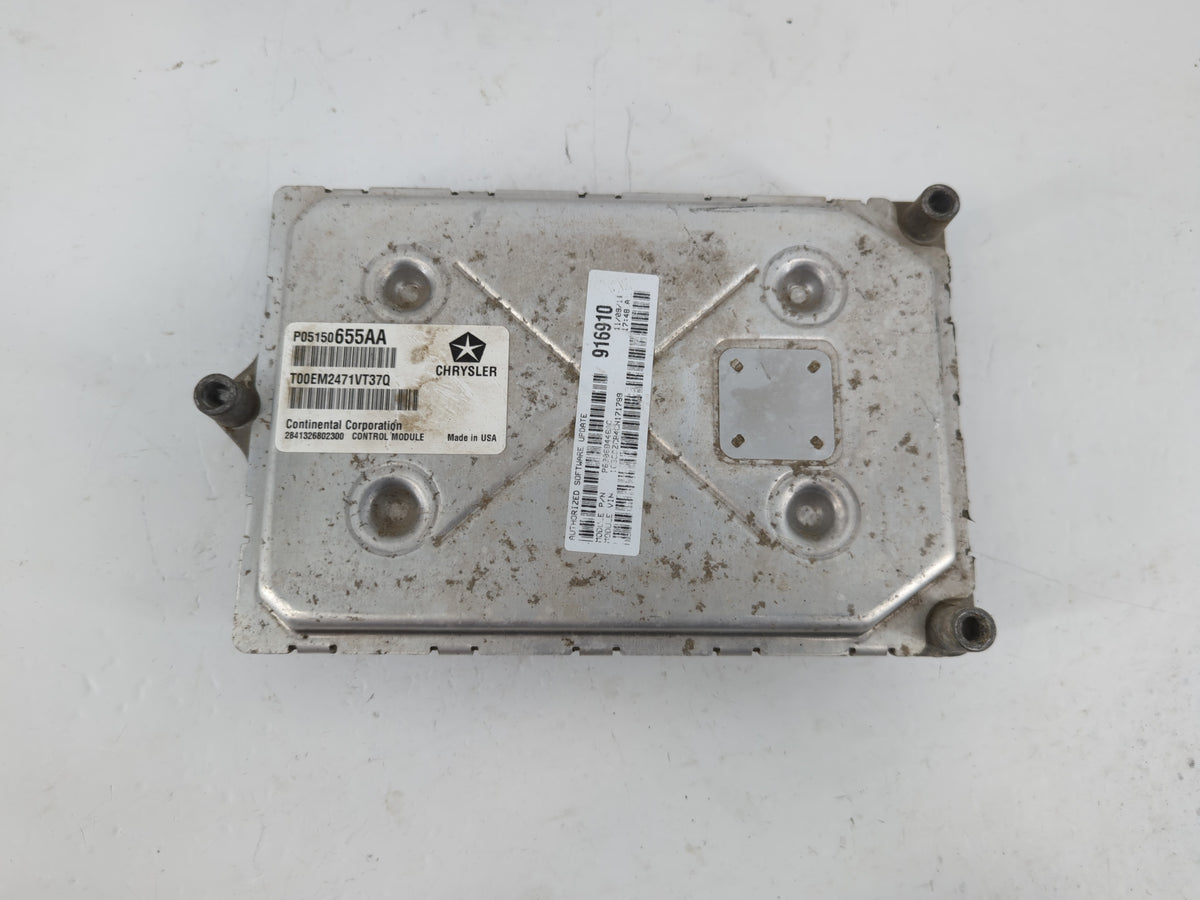 2012 Dodge Avenger PCM Engine Control Computer ECU ECM PCU OEM P/N:P05150655AA P68068446AC Fits OEM Used Auto Parts - Oemuse