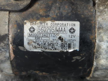 2011-2014 Dodge Avenger Car Starter Motor Solenoid OEM P/N:56029584AA Fits Fits 2011 2012 2013 2014 2015 2016 2017 OEM Used Auto Parts