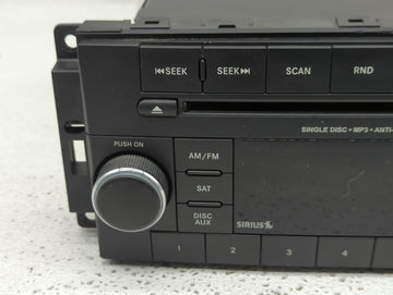 2011-2012 Dodge Caliber Radio AM FM Cd Player Receiver Replacement P/N:P05091163AA Fits Fits 2011 2012 OEM Used Auto Parts