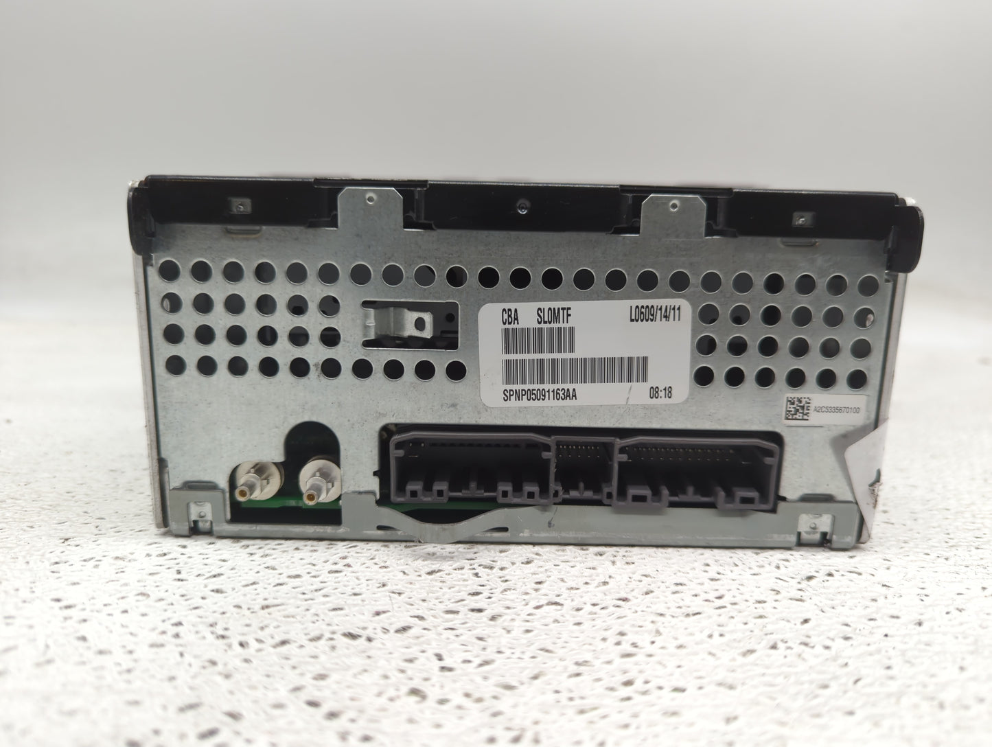 2011-2012 Dodge Caliber Radio AM FM Cd Player Receiver Replacement P/N:P05091163AA Fits Fits 2011 2012 OEM Used Auto Parts -