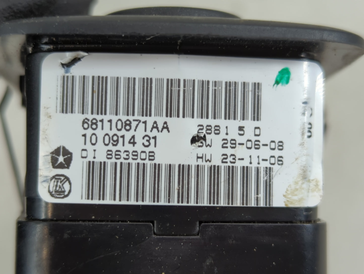 2012 Dodge Caravan Master Power Window Switch Replacement Driver Side Left P/N:68110871AA Fits Fits 2013 2014 2015 2016 OEM