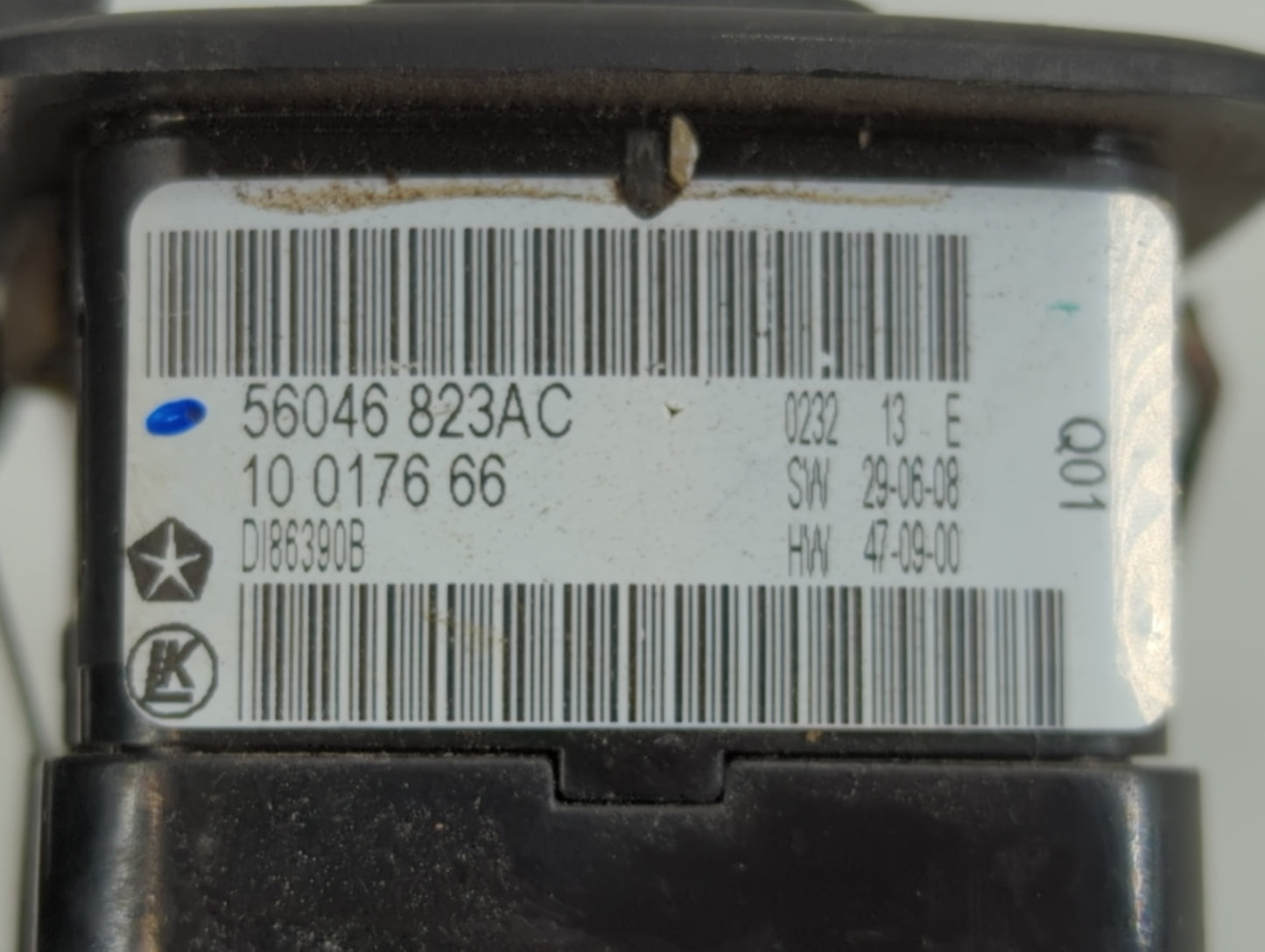 2011-2014 Dodge Charger Master Power Window Switch Replacement Driver Side Left P/N:56046823AC Fits OEM Used Auto Parts - Oe