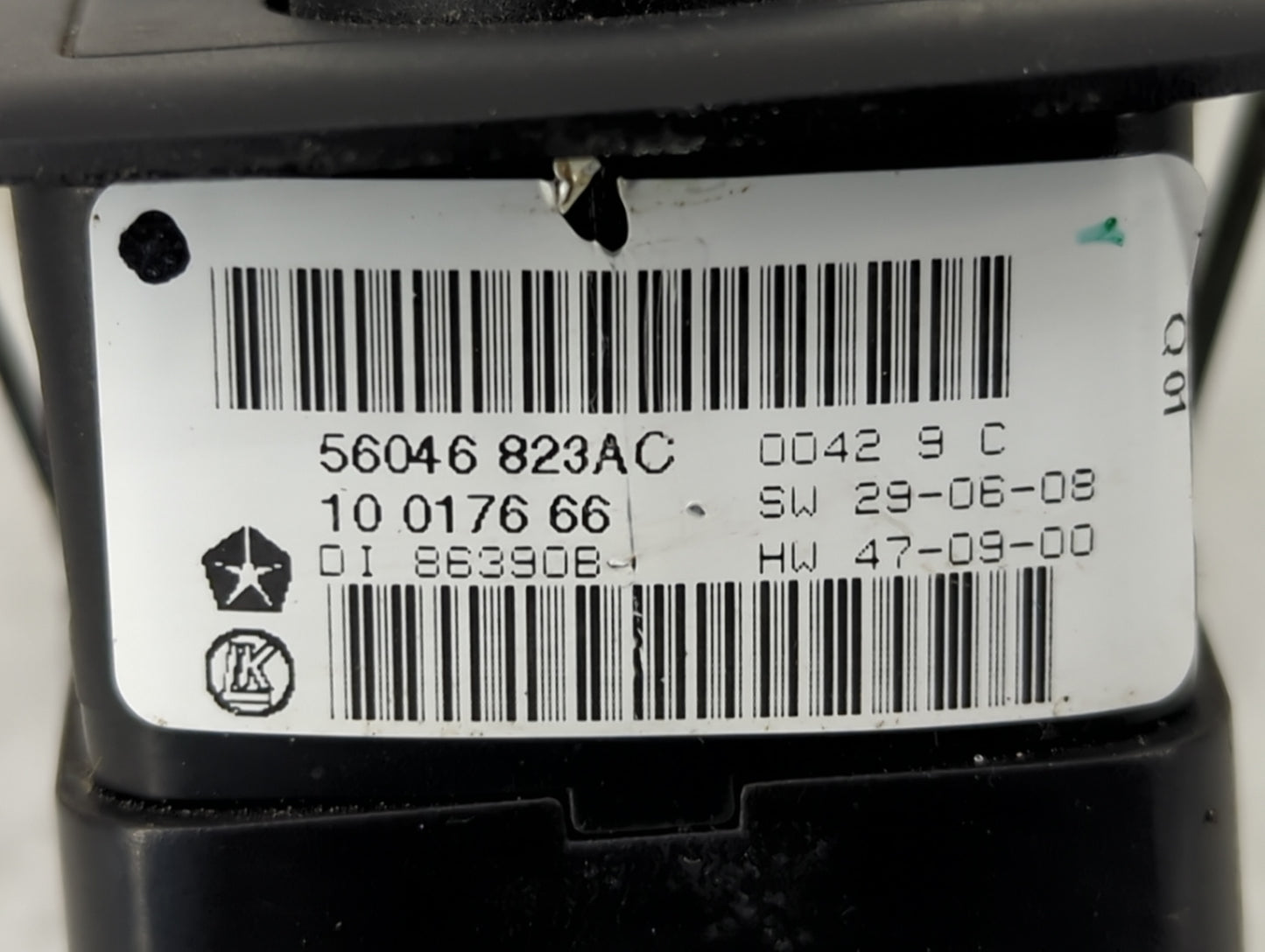 2011-2014 Dodge Charger Master Power Window Switch Replacement Driver Side Left P/N:56046823AC Fits OEM Used Auto Parts - Oe