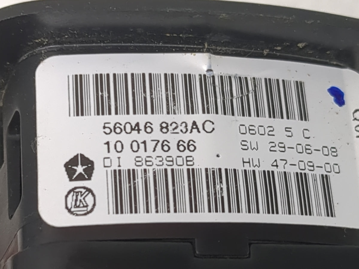 2011-2014 Dodge Charger Master Power Window Switch Replacement Driver Side Left P/N:56046823AC 10017666 Fits OEM Used Auto P