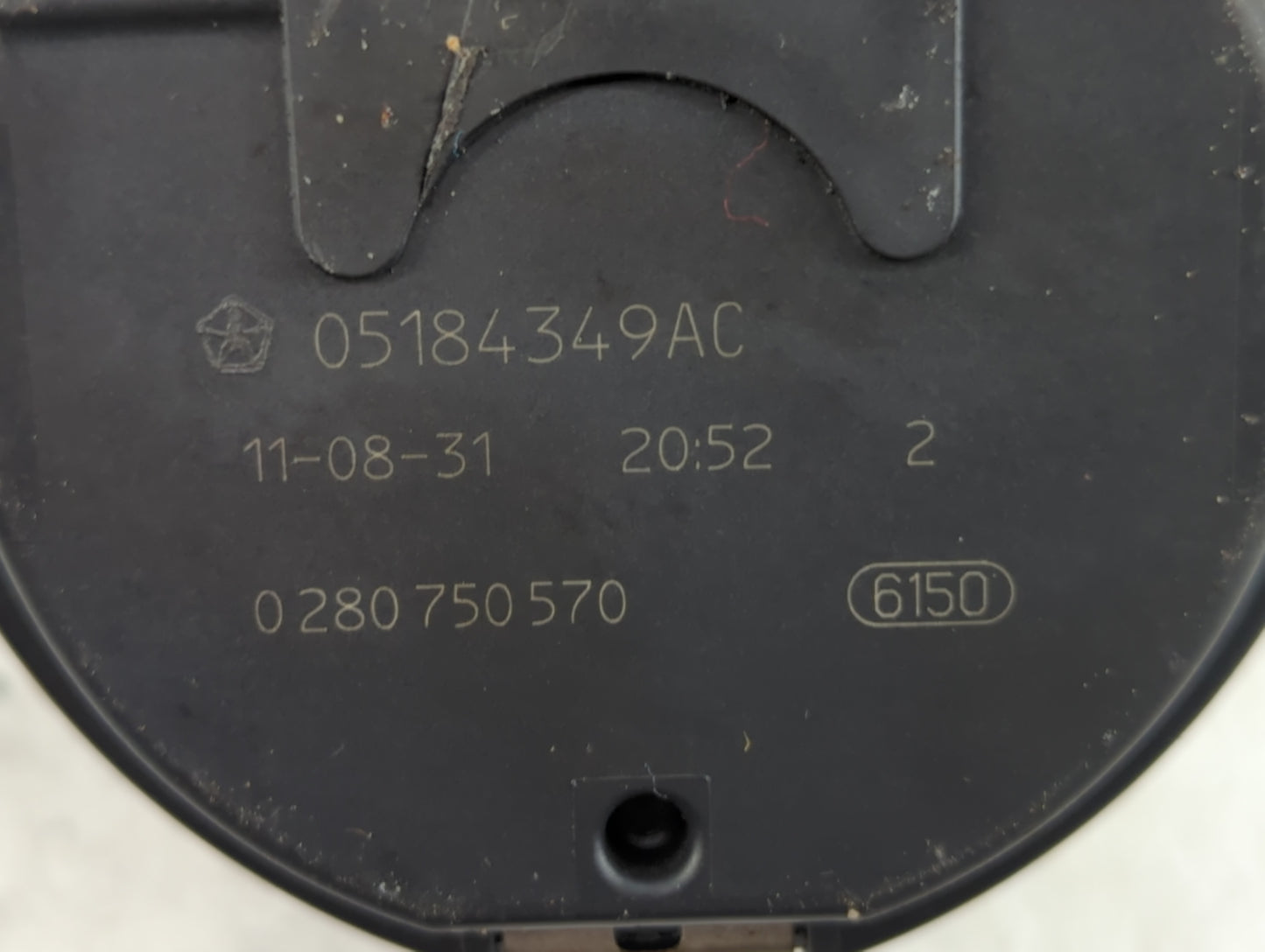 2011-2022 Dodge Charger Throttle Body P/N:0 280 750 570 05184349AC Fits OEM Used Auto Parts - Oemusedautoparts1.com