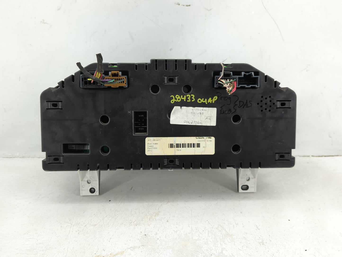 2012 Dodge Dodge 1500 Pickup Instrument Cluster Speedometer Gauges Miles:223K Fits OEM Used Auto Parts - Oemusedautoparts1.c