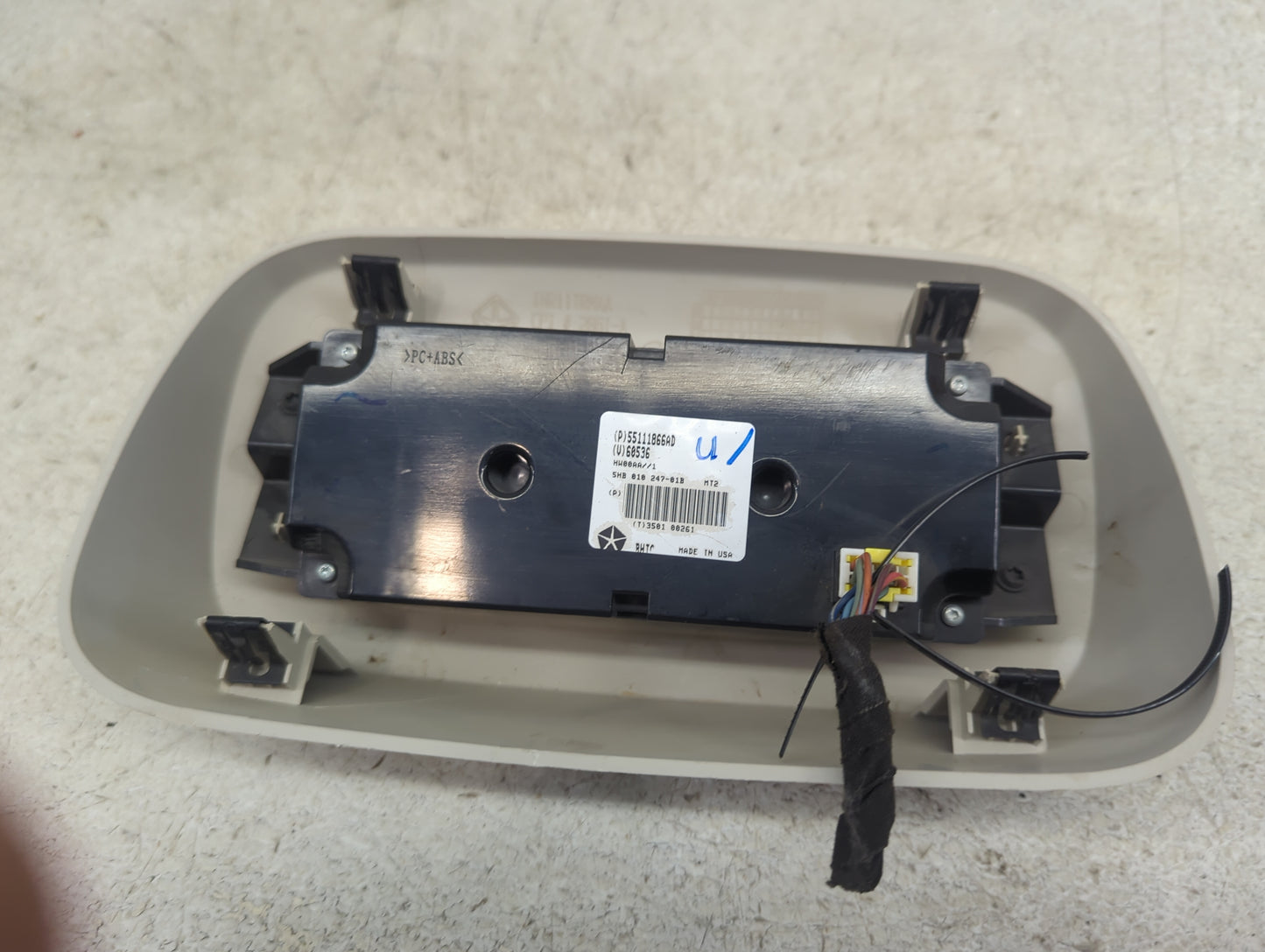 2011-2013 Dodge Durango Climate Control Module Temperature AC/Heater Replacement P/N:55111866AD 5HB010247-01B Fits OEM Used