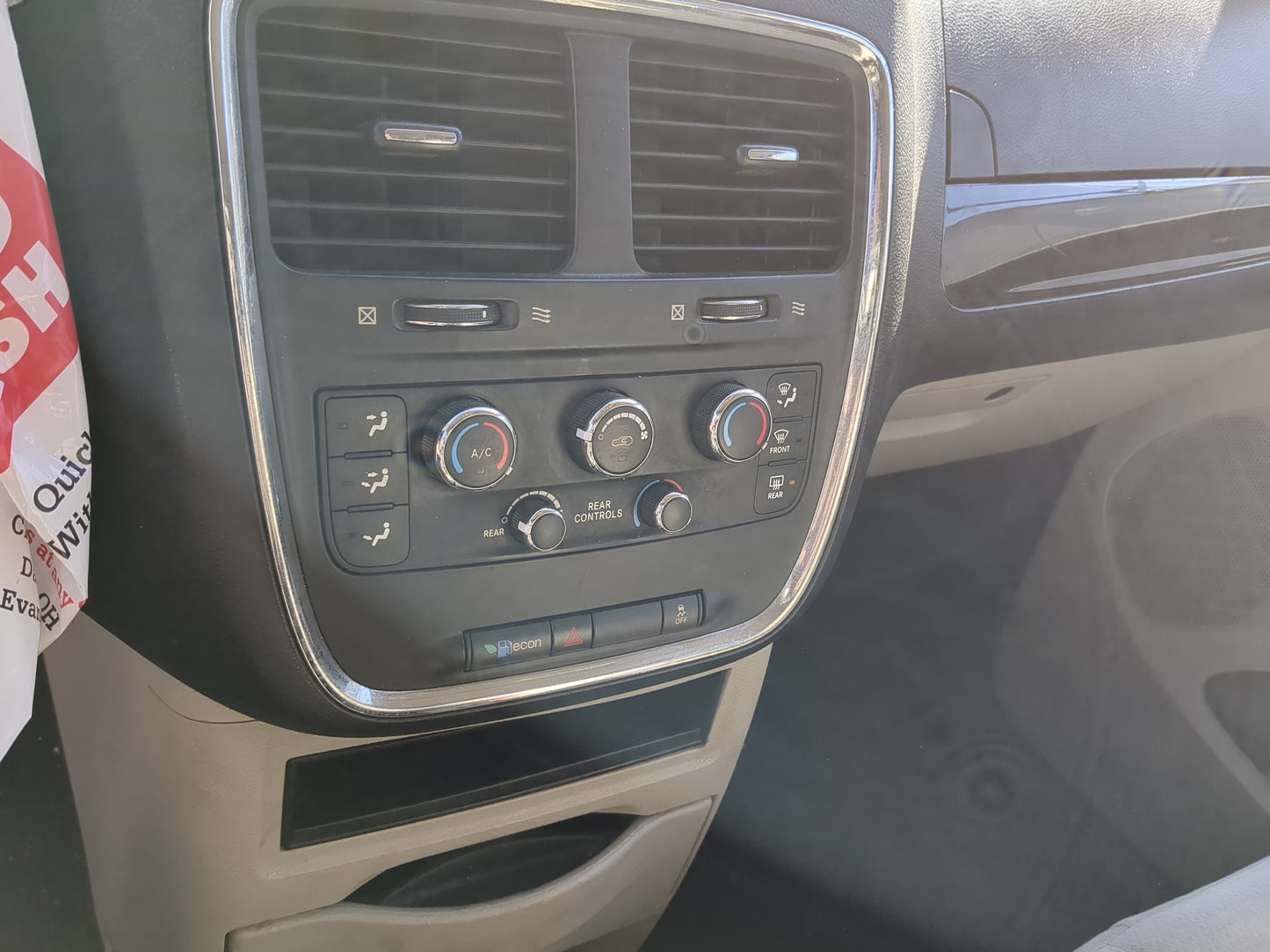 2011-2020 Dodge Grand Caravan Climate Control Module Temperature AC/Heater Replacement Fits OEM Used Auto Parts - Oemusedaut