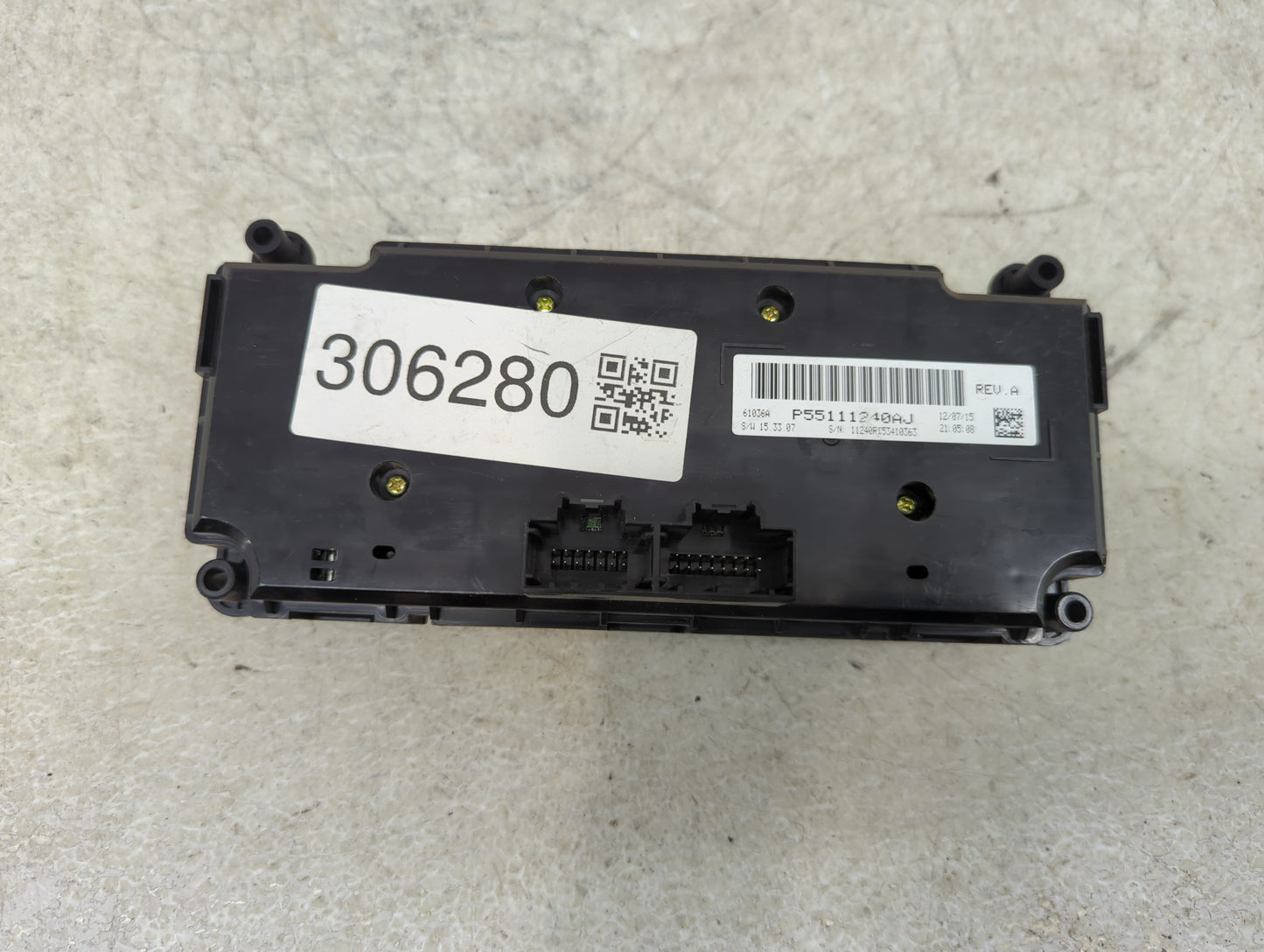 2011-2020 Dodge Grand Caravan Climate Control Module Temperature AC/Heater Replacement P/N:P55111240AJ Fits OEM Used Auto Pa
