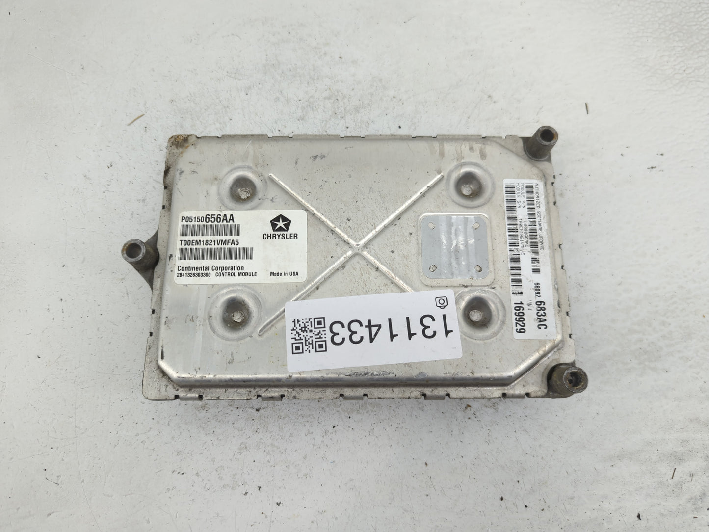 2011-2012 Dodge Journey PCM Engine Control Computer ECU ECM PCU OEM P/N:P05150656AA Fits Fits 2011 2012 OEM Used Auto Parts
