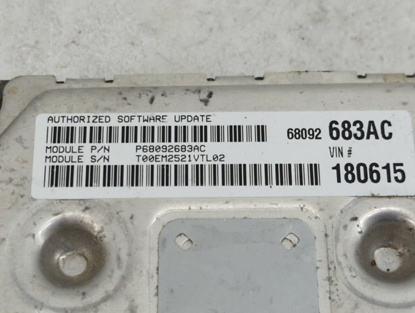 2011-2012 Dodge Journey PCM Engine Control Computer ECU ECM PCU OEM P/N:P05150656AA P68092683AC Fits Fits 2011 2012 OEM Used