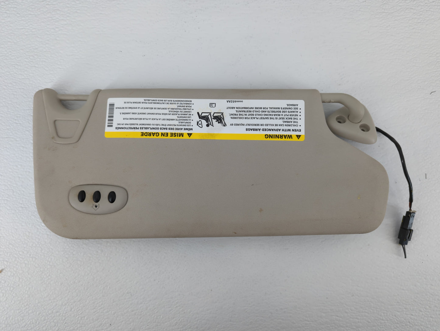 2011-2020 Dodge Journey Sun Visor Shade Replacement Passenger Right Mirror Fits OEM Used Auto Parts - Oemusedautoparts1.com
