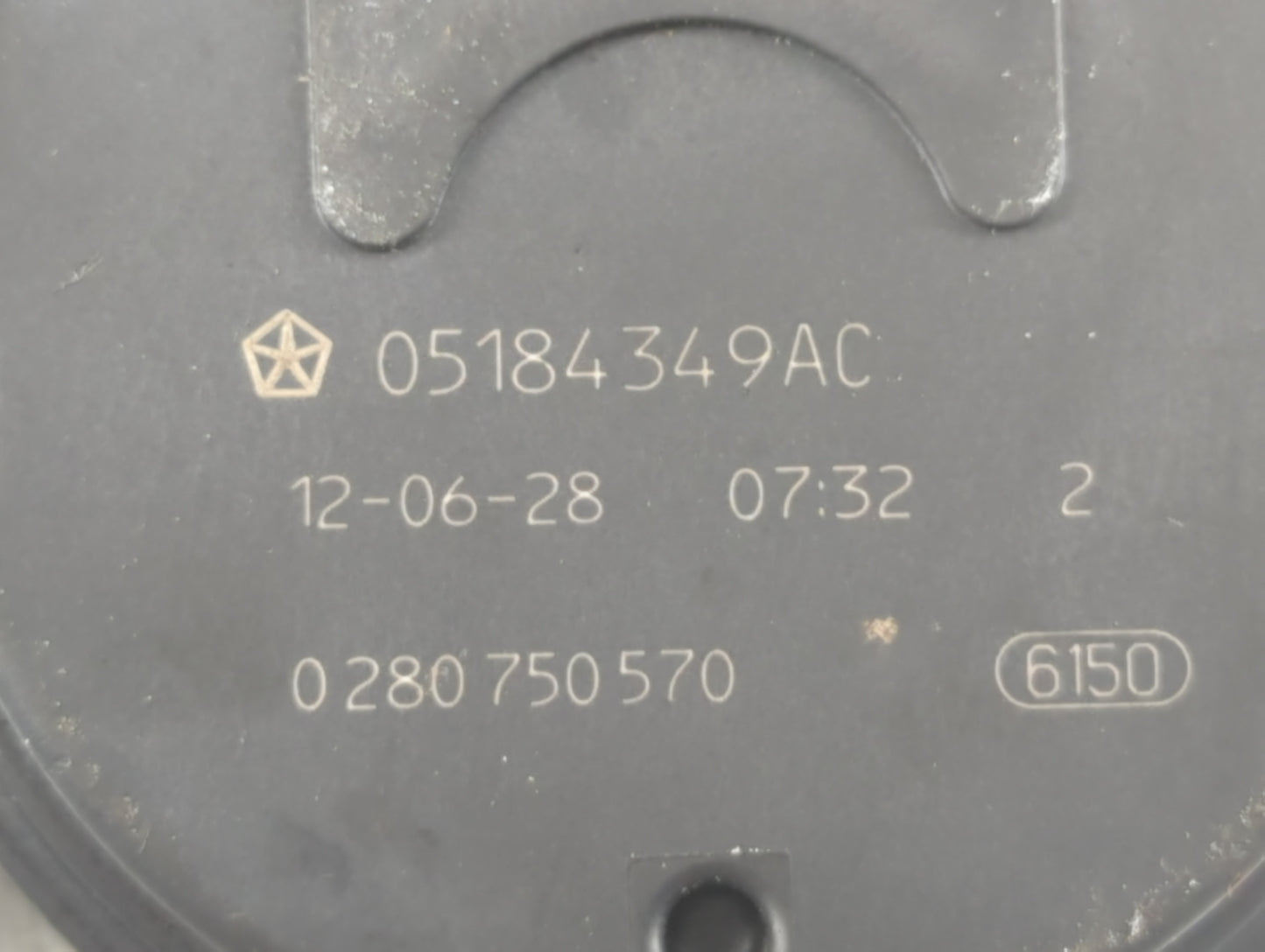 2011-2019 Dodge Journey Throttle Body P/N:0 280 750 570 05184349AC Fits OEM Used Auto Parts - Oemusedautoparts1.com