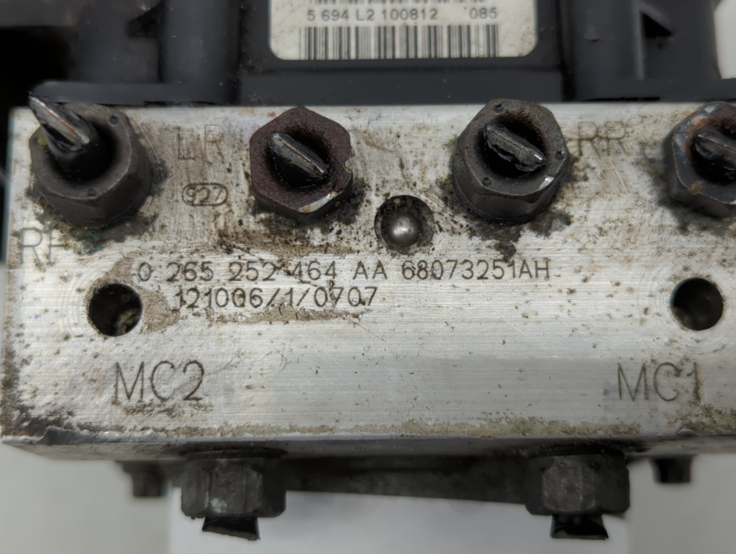 2012-2013 Fiat 500 ABS Pump Control Module Replacement P/N:68073251AH P68249079AA, 68073251AI, 68073251AG Fits Fits 2012 201