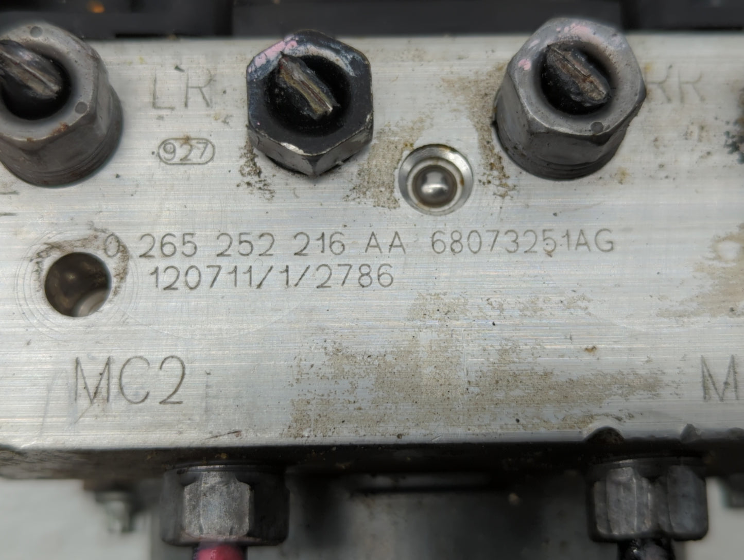 2012-2013 Fiat 500 ABS Pump Control Module Replacement P/N:68073251AH P68249079AA, 68073251AI, 68073251AG Fits Fits 2012 201
