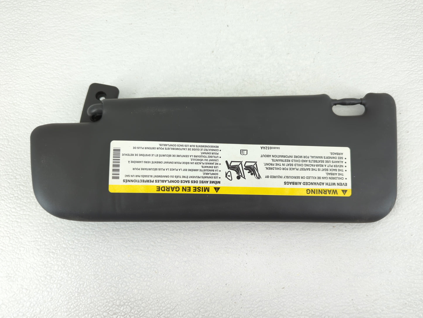 2012-2017 Fiat 500 Sun Visor Shade Replacement Passenger Right Mirror Fits Fits 2012 2013 2014 2015 2016 2017 OEM Used Auto