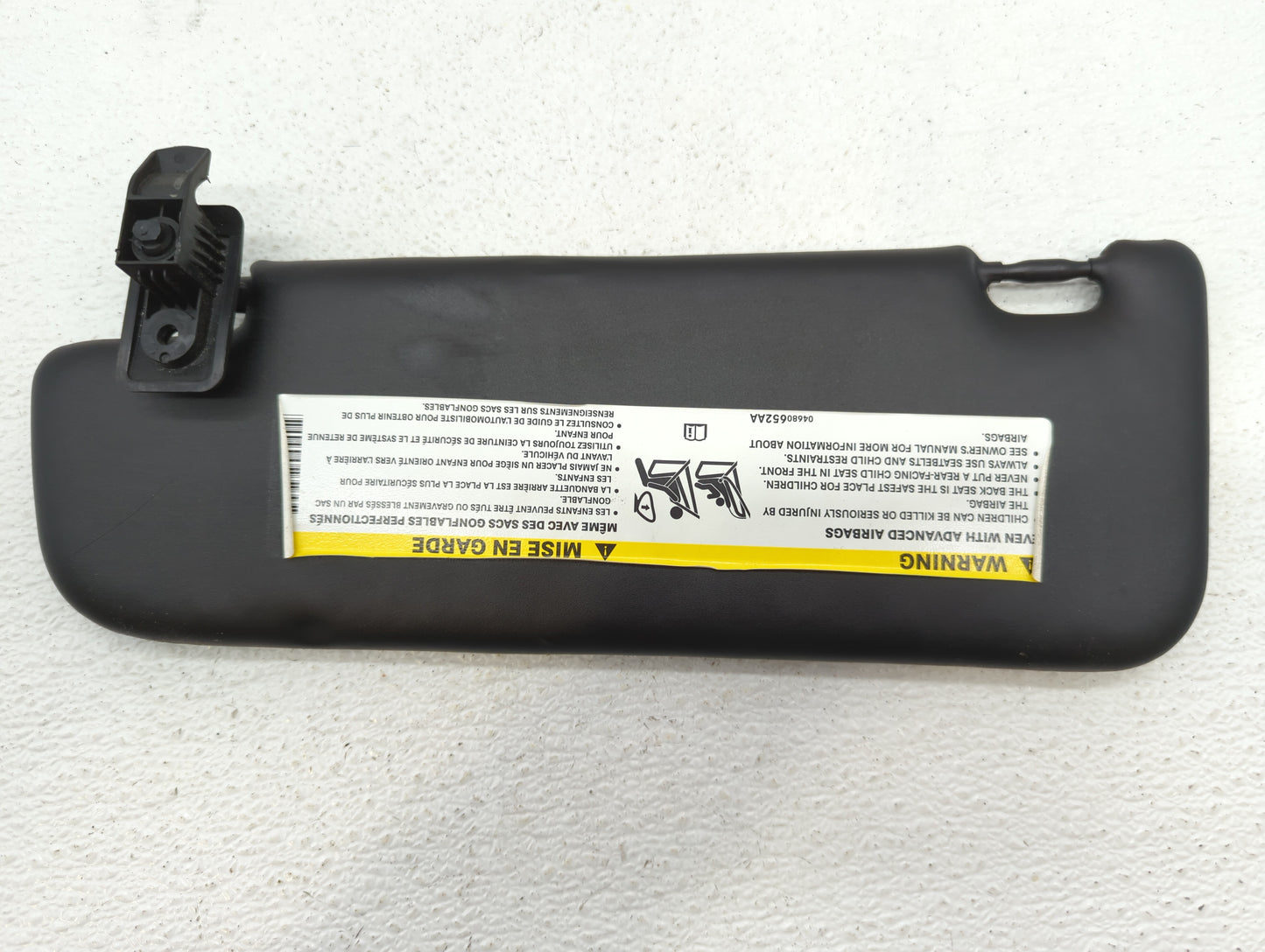 2012-2017 Fiat 500 Sun Visor Shade Replacement Passenger Right Mirror Fits Fits 2012 2013 2014 2015 2016 2017 OEM Used Auto