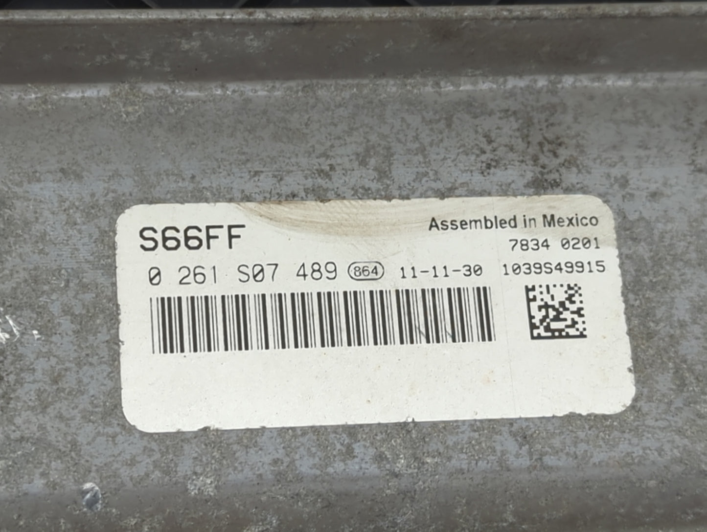 2012 Ford E150 PCM Engine Control Computer ECU ECM PCU OEM P/N:BC2A-12A650-BFC 9C2A-12B684-AE, 0261S07489 Fits Fits 2011 OEM