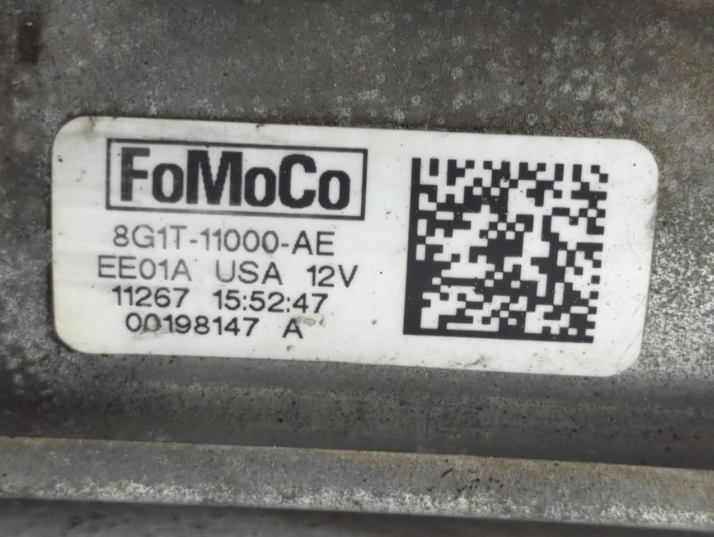 2012-2013 Ford Edge Car Starter Motor Solenoid OEM P/N:8G1T-11000-AE Fits OEM Used Auto Parts - Oemusedautoparts1.com