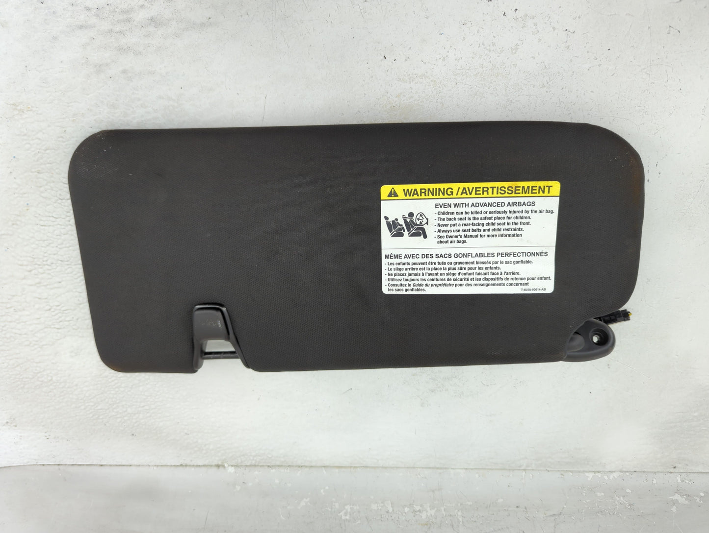 2010-2012 Ford Escape Sun Visor Shade Replacement Passenger Right Mirror Fits Fits 2010 2011 2012 OEM Used Auto Parts - Oemu