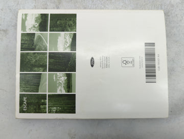 2012 Ford Escape Owners Manual Book Guide P/N:CL8J 19A321 AA CL8J 19A285 AA OEM Used Auto Parts