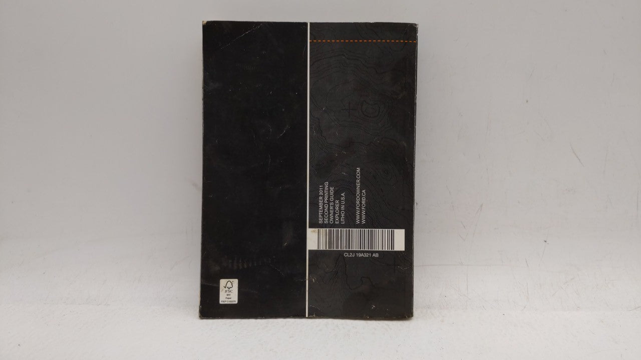 2012 Ford Explorer Owners Manual Book Guide OEM Used Auto Parts - Oemusedautoparts1.com