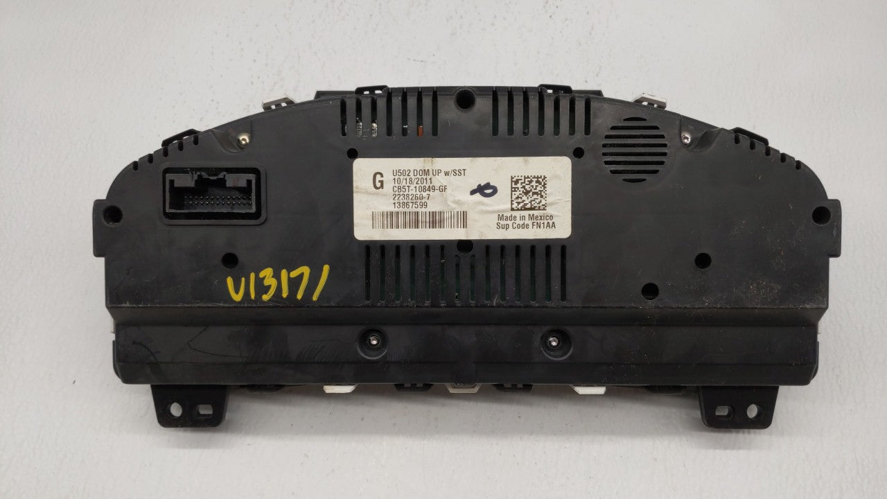 2012 Ford Explorer Instrument Cluster Speedometer Gauges P/N:CB5T-10849-GE CB5T-10849-GD, CB5T-10849-GC, CB5T-10849-GB Fits