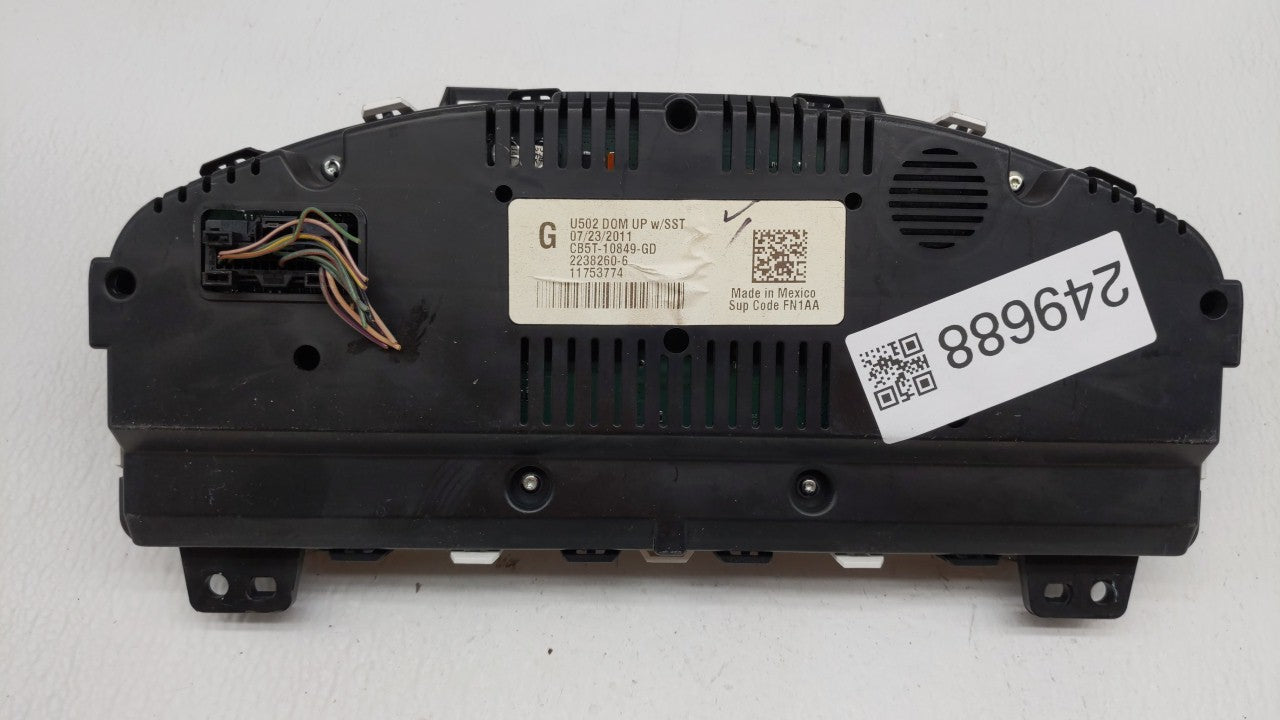 2012 Ford Explorer Instrument Cluster Speedometer Gauges P/N:CB5T-10849-GE CB5T-10849-GD, CB5T-10849-GC, CB5T-10849-GB Fits