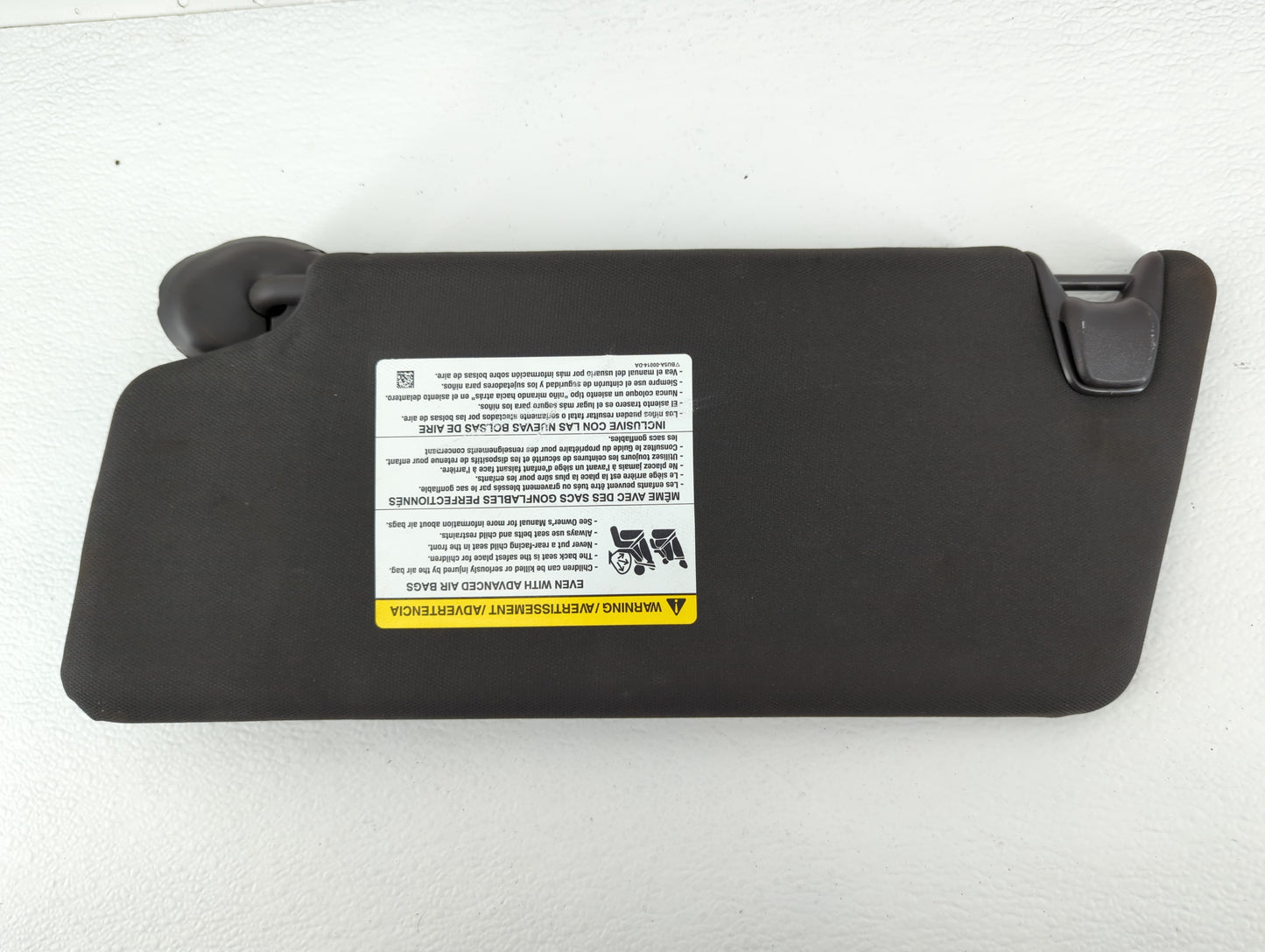 2011-2015 Ford Explorer Sun Visor Shade Replacement Passenger Right Mirror Fits Fits 2011 2012 2013 2014 2015 OEM Used Auto