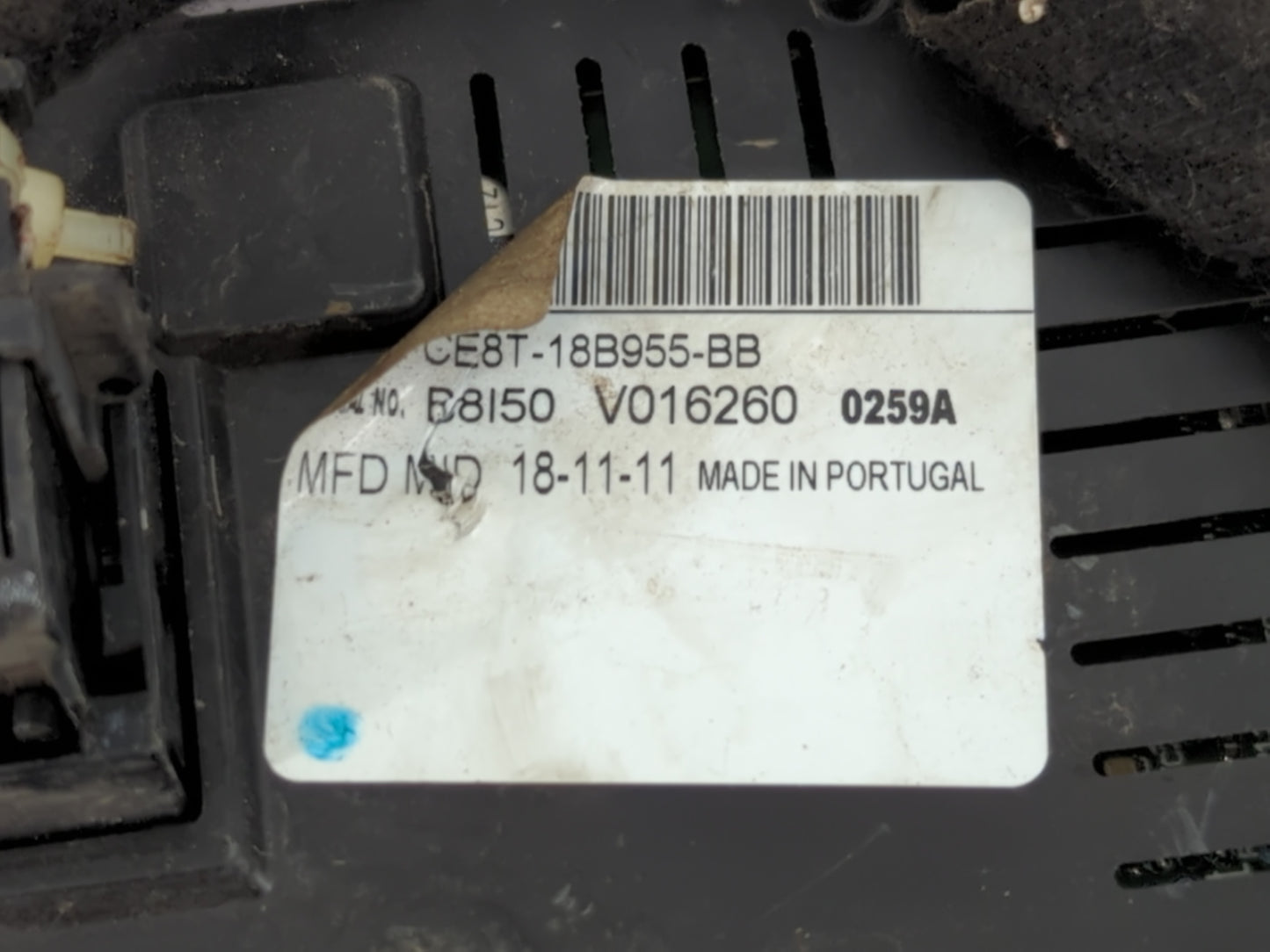 2012 Ford Fiesta Radio AM FM Cd Player Receiver Replacement P/N:CE8T-18B955-BB Fits OEM Used Auto Parts - Oemusedautoparts1.