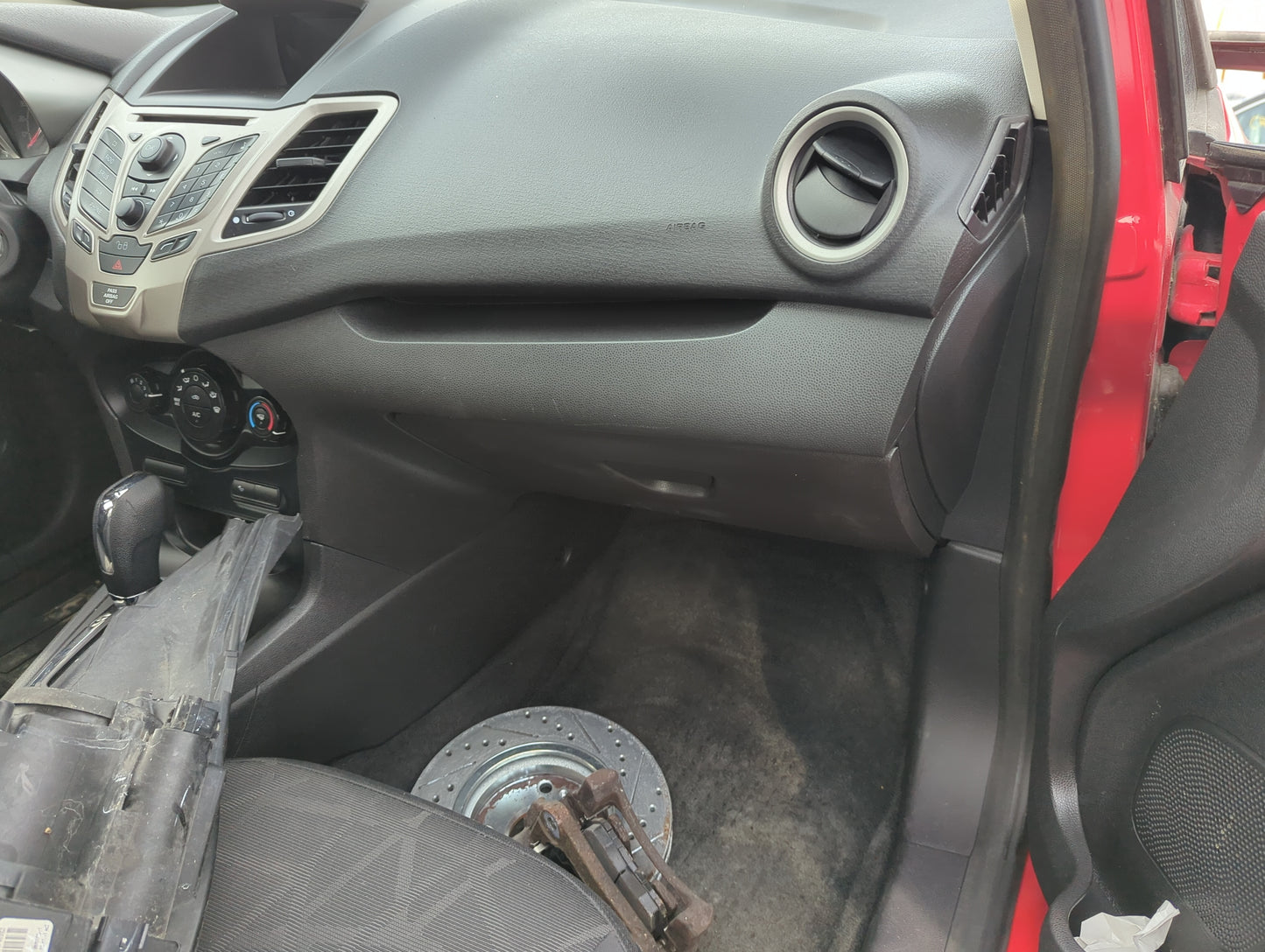 2012 Ford Fiesta Passenger Glove Box Door Storage Compartment - Oemusedautoparts1.com