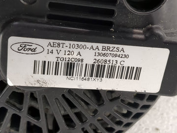 2011-2019 Ford Fiesta Alternator Replacement Generator Charging Assembly Engine OEM P/N:2608513 C TG12C098 Fits OEM Used Auto Parts