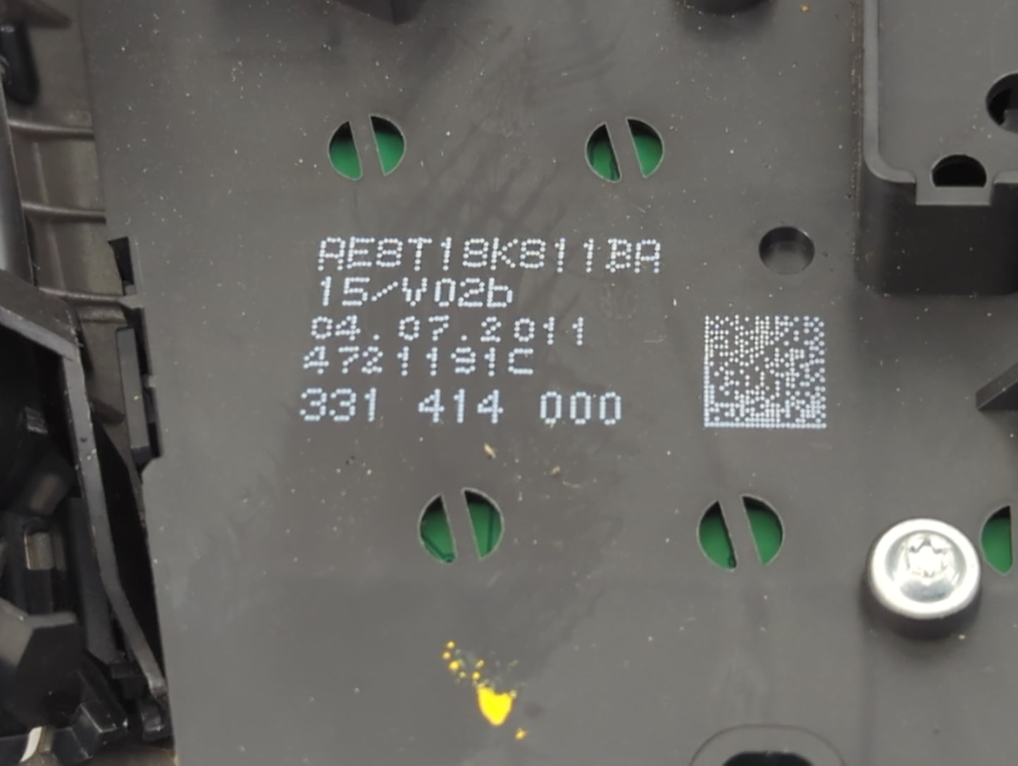 2011-2013 Ford Fiesta Radio AM FM Cd Player Receiver Replacement P/N:AE8T18K811BA Fits Fits 2011 2012 2013 OEM Used Auto Par