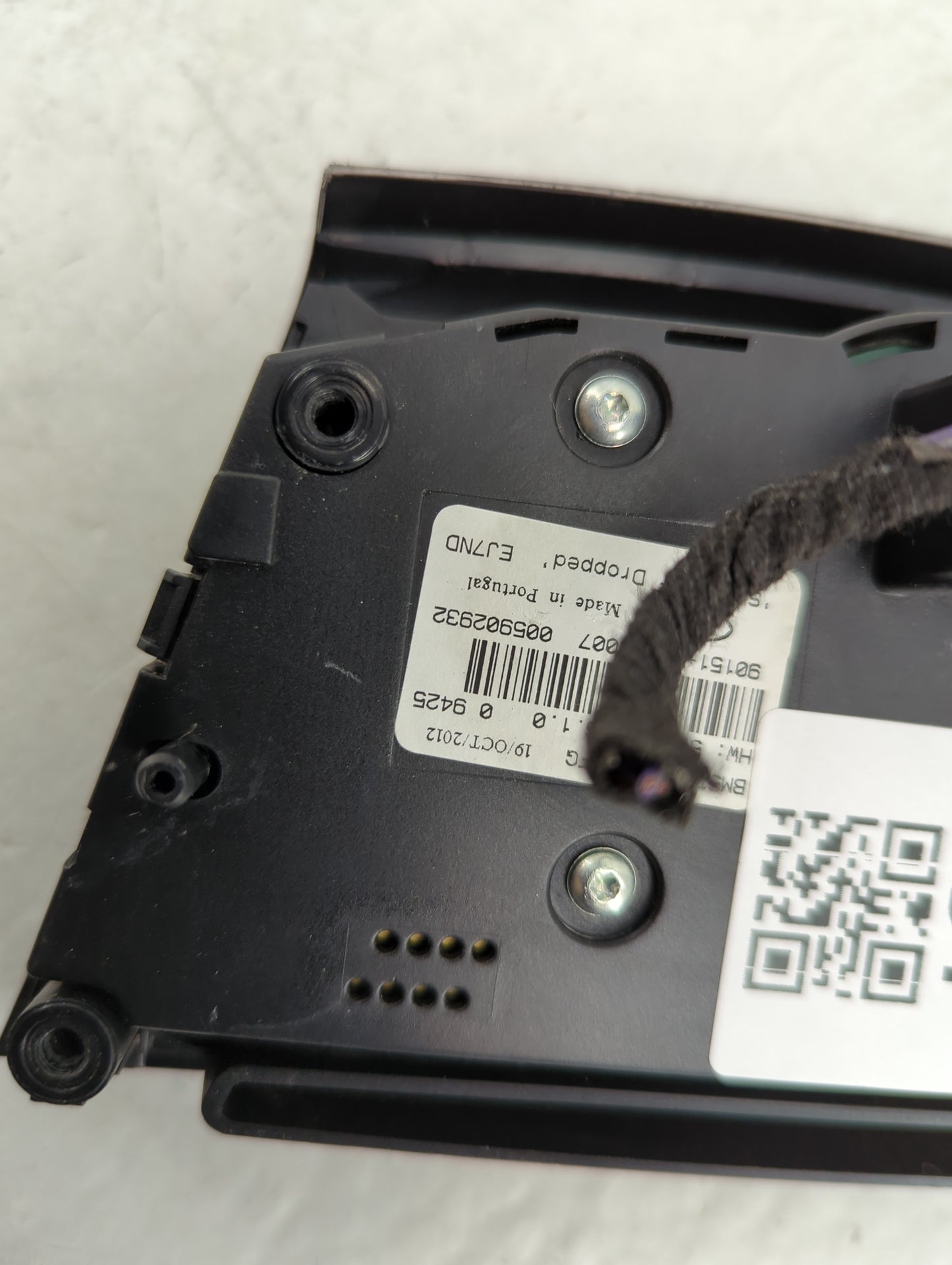 Ford Fiesta Radio Control Panel Black - Oemusedautoparts1.com
