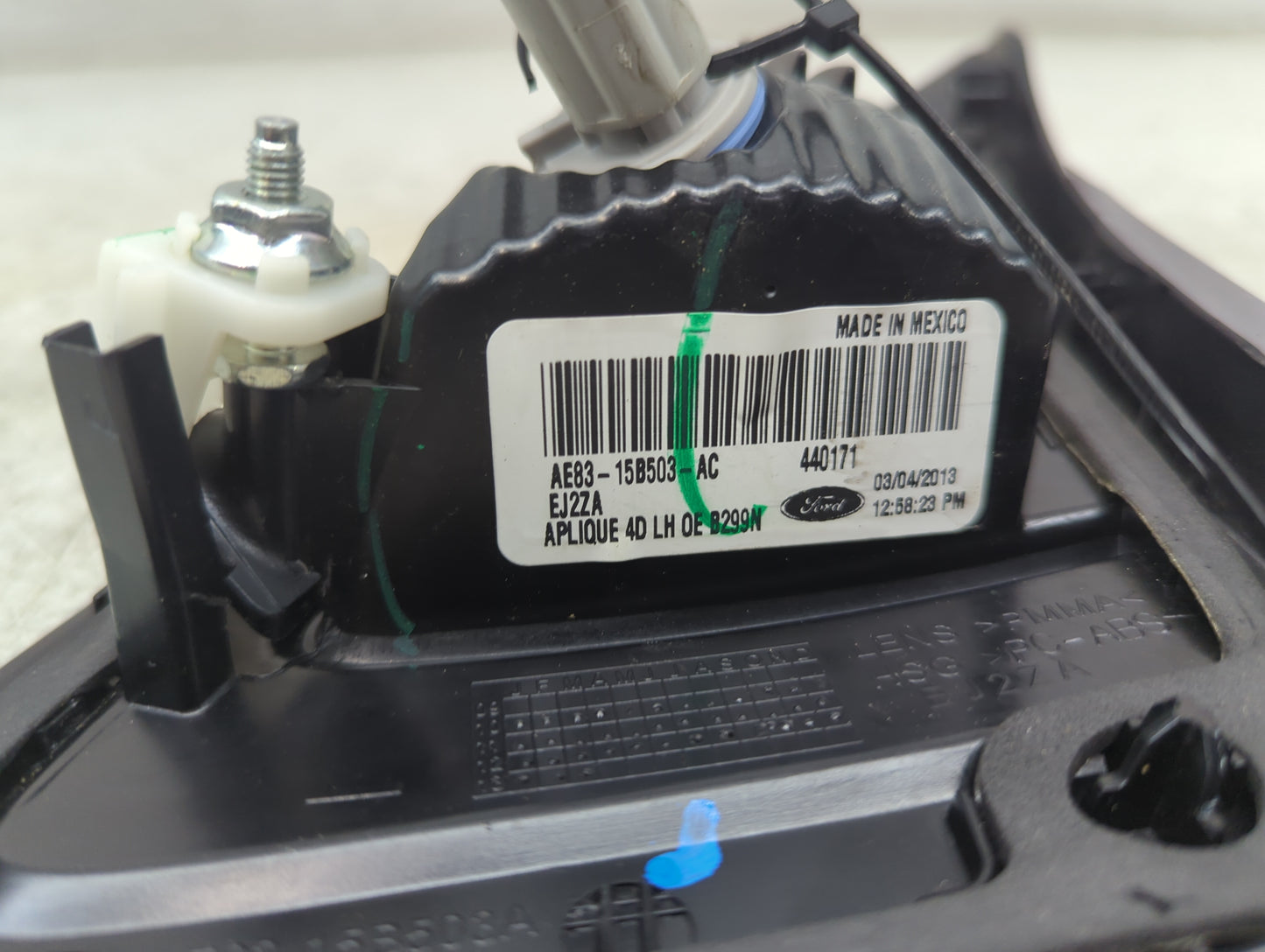 2012 Ford Fiesta Driver Left Side Deck Lid Mounted Tail Light - Oemusedautoparts1.com