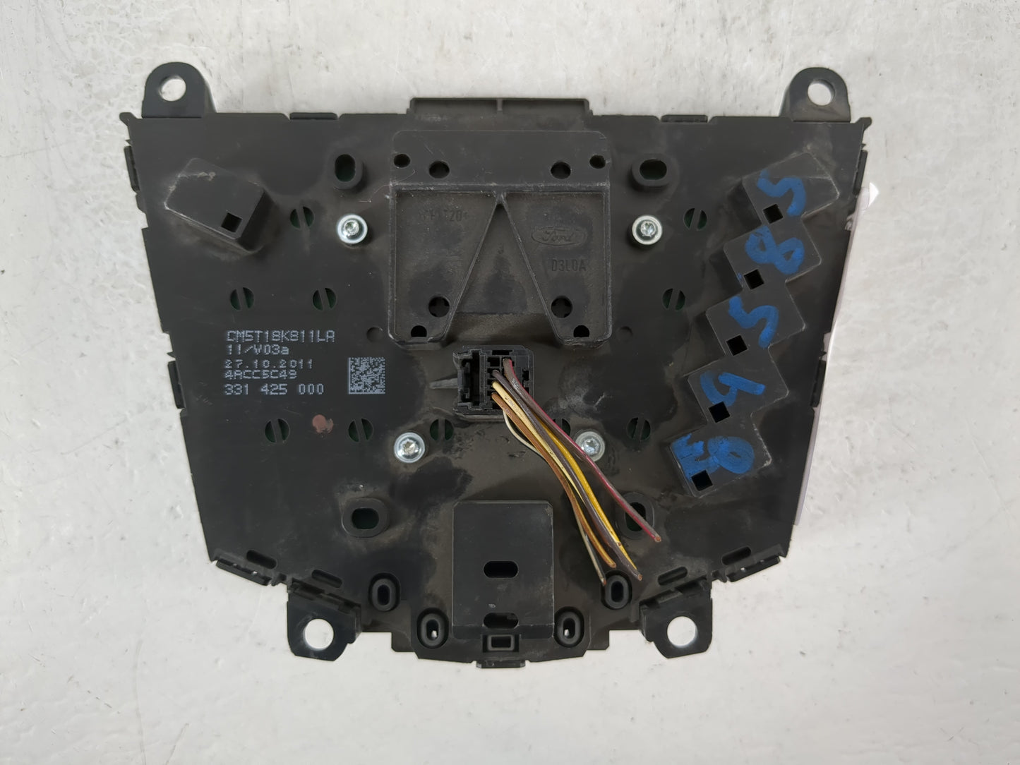 2012-2013 Ford Focus Radio AM FM Cd Player Receiver Replacement P/N:CM5T 18K811 LA Fits Fits 2012 2013 OEM Used Auto Parts -