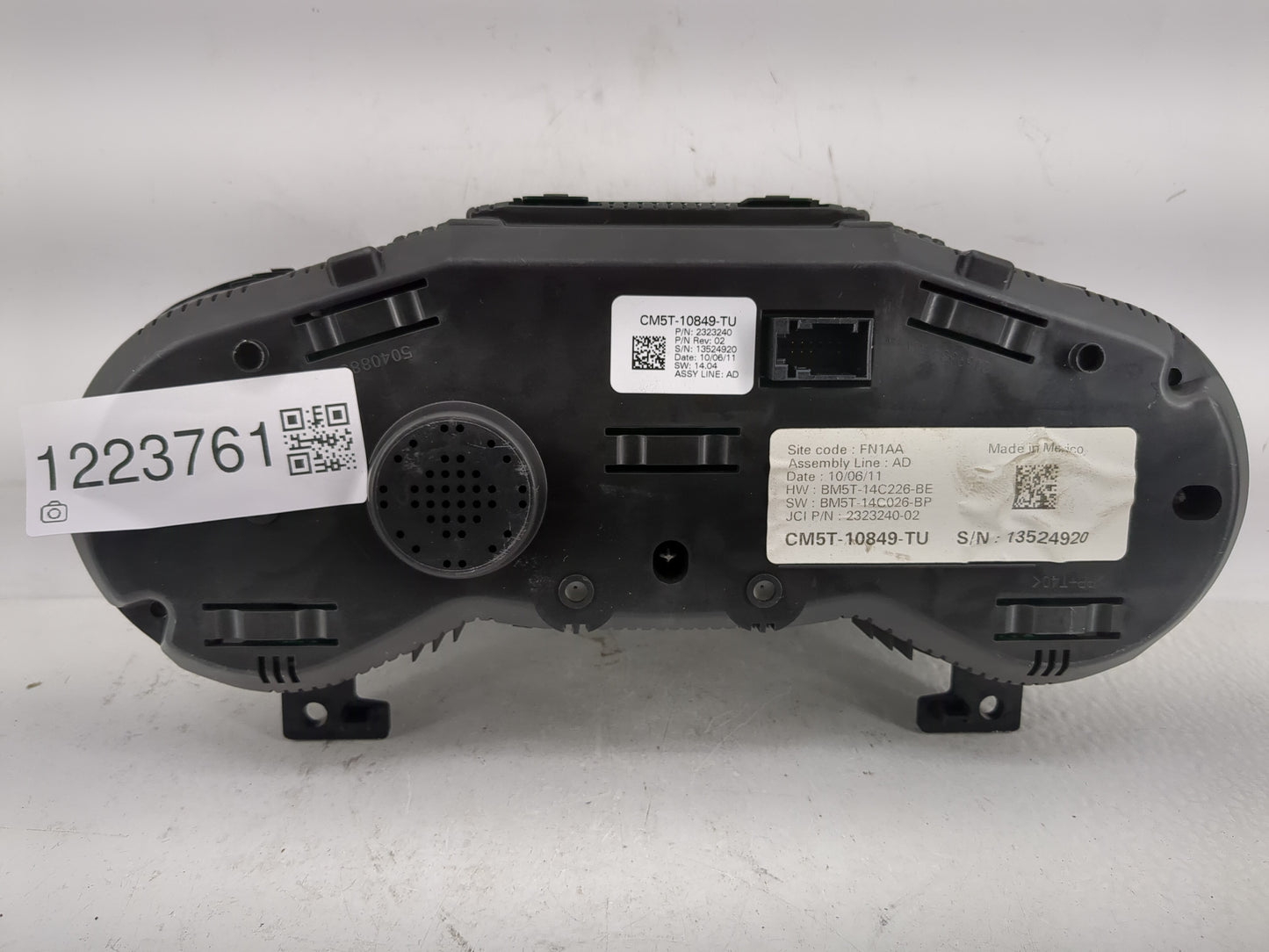 2012 Ford Focus Instrument Cluster Speedometer Gauges P/N:CM5T-10849-TU Fits OEM Used Auto Parts - Oemusedautoparts1.com