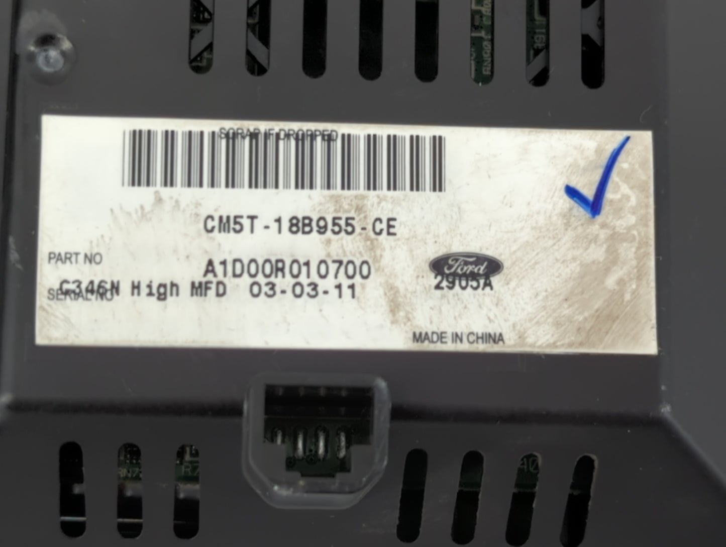 2012-2012 Ford Focus Information Display Screen - Oemusedautoparts1.com