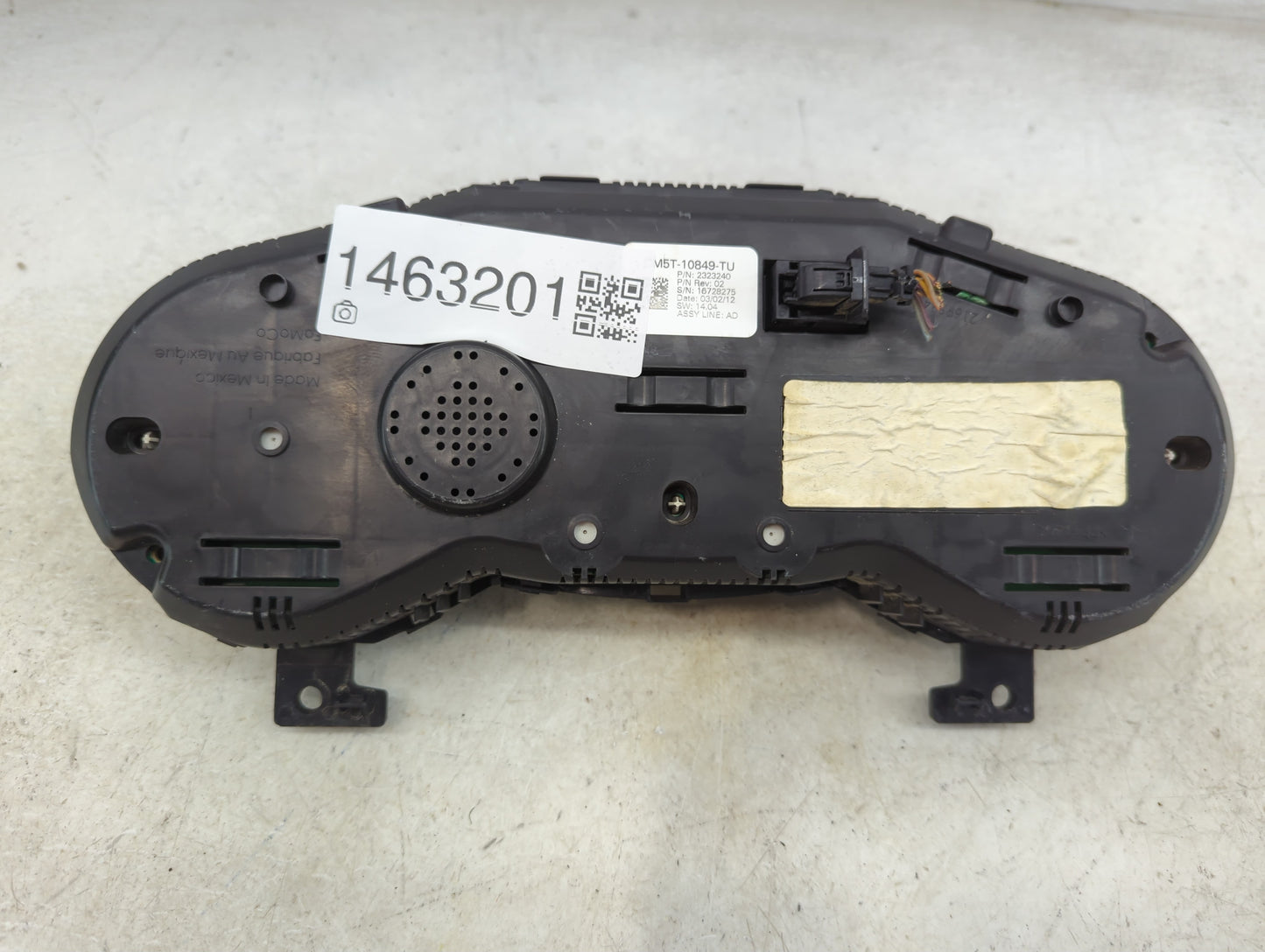 2012 Ford Focus Instrument Cluster Speedometer Gauges P/N:CM5T-10849-TU Miles: Fits OEM Used Auto Parts - Oemusedautoparts1.