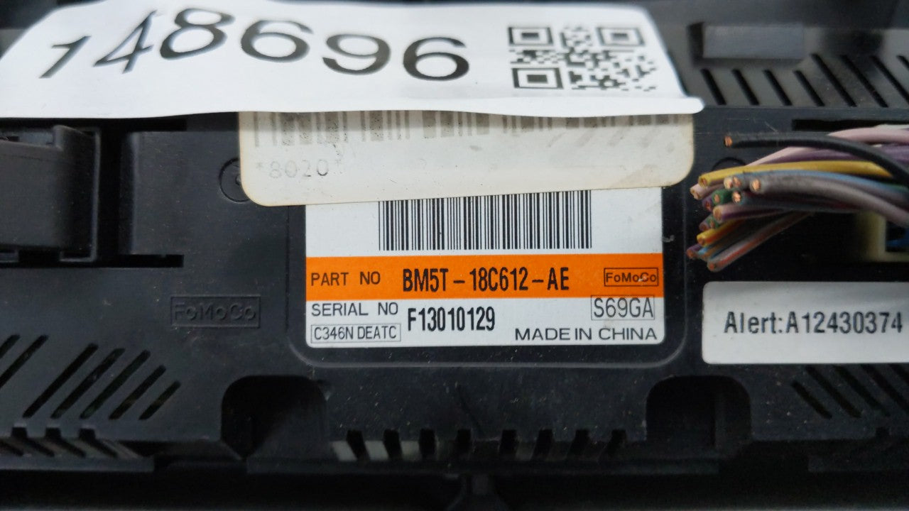 2012 Ford Focus Climate Control Module Temperature AC/Heater Replacement P/N:BM51-18522-BC BM5T-18C612-AJ, BM5T-18C612-AH Fi