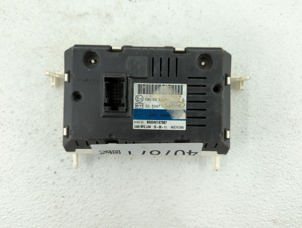 2012-2012 Ford Focus Information Radio Display Screen 407871 - Oemusedautoparts1.com