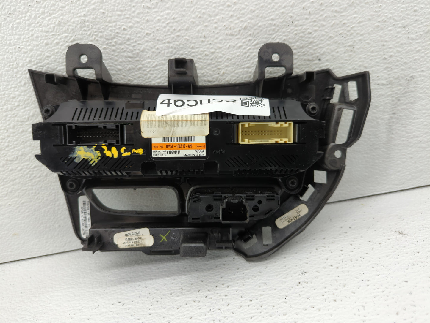 2012 Ford Focus Climate Control Module Temperature AC/Heater Replacement P/N:BM51-18522-BAW BM51-18522-AC, BM51-18522-BC Fit