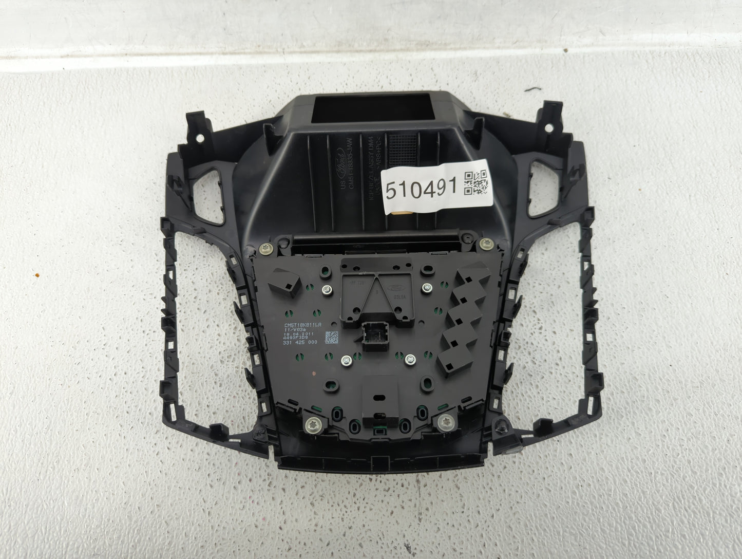 2012-2013 Ford Focus Radio Control Panel - Oemusedautoparts1.com
