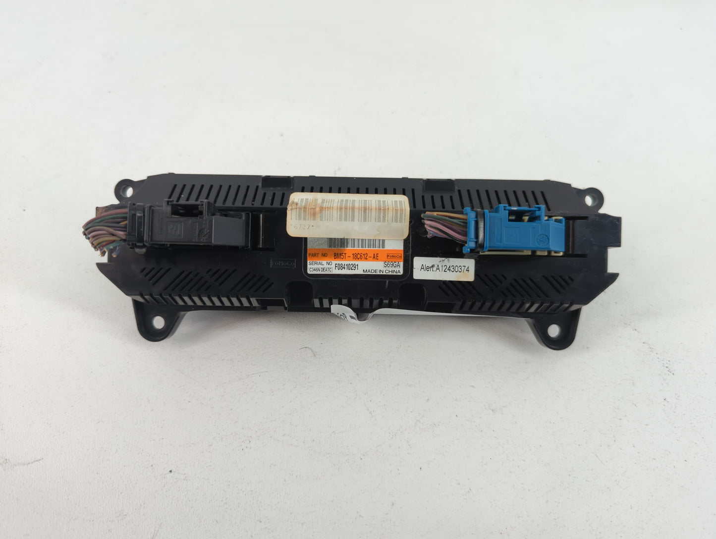 2012 Ford Focus Climate Control Module Temperature AC/Heater Replacement P/N:BM5T-18C612-AE Fits OEM Used Auto Parts - Oemus