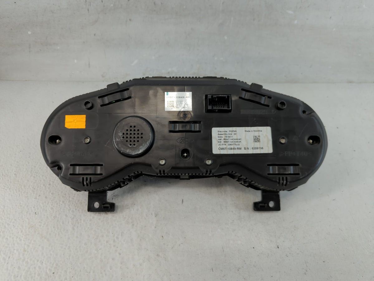 2012 Ford Focus Instrument Cluster Speedometer Gauges P/N:CM5T-10849-RM BM5T-14C026-AC Miles:177K Fits OEM Used Auto Parts -