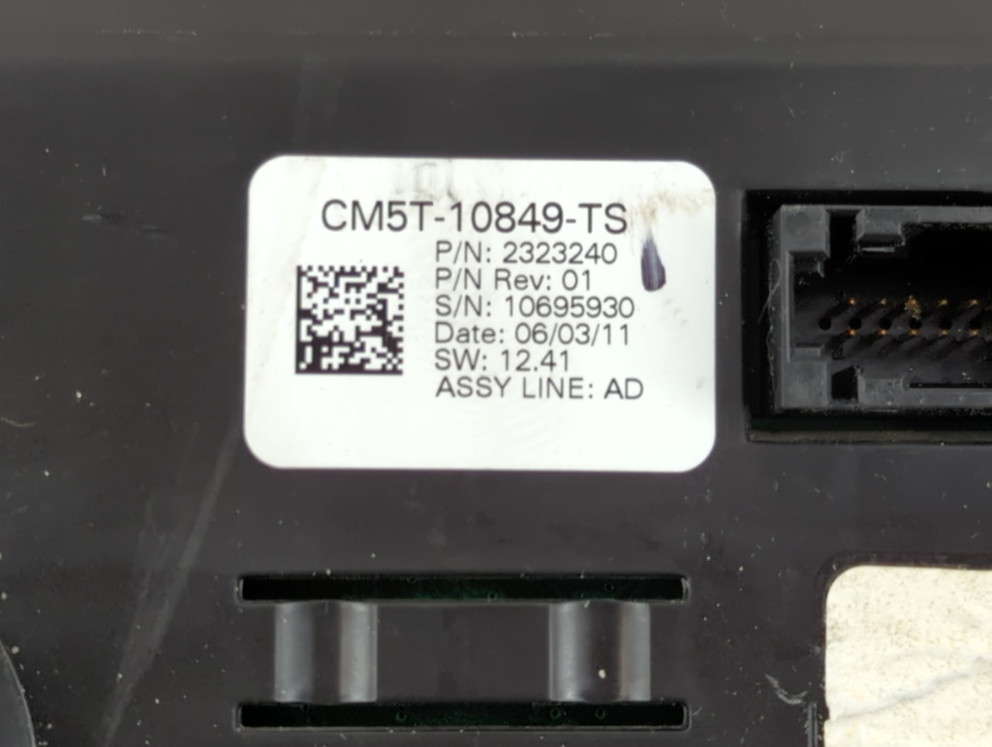 2012 Ford Focus Instrument Cluster Speedometer Gauges Miles:111K Fits OEM Used Auto Parts - Oemusedautoparts1.com
