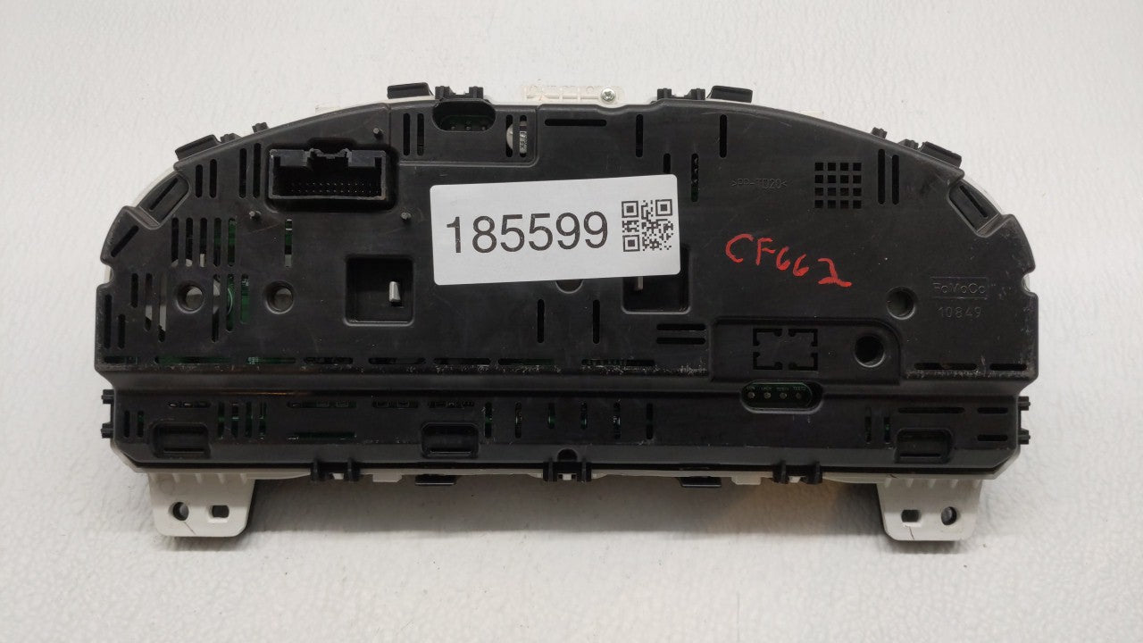 2011-2012 Ford Fusion Instrument Cluster Speedometer Gauges P/N:BE5T-10849-GD Fits Fits 2011 2012 OEM Used Auto Parts - Oemu
