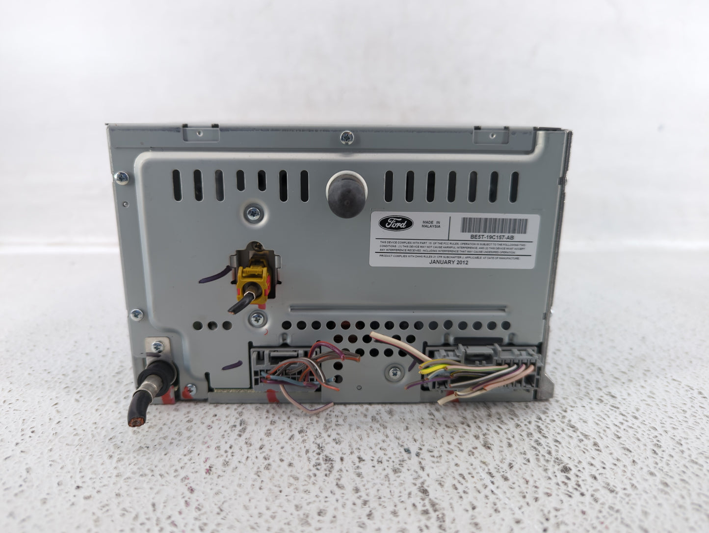 2010-2012 Ford Fusion Radio AM FM Cd Player Receiver Replacement P/N:BE5T-19C157-AB Fits Fits 2010 2011 2012 OEM Used Auto P
